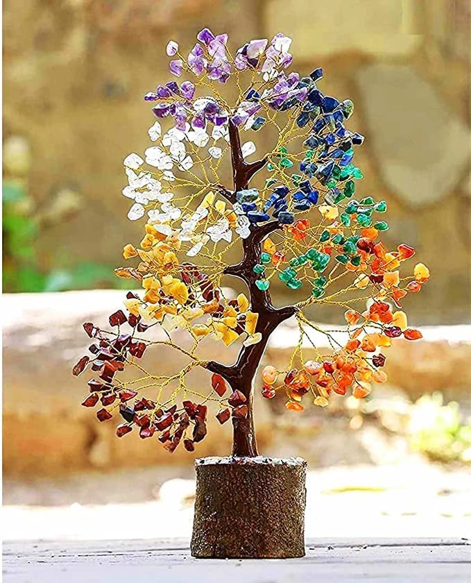 7 Chakra Tree Crystal  300 Beads